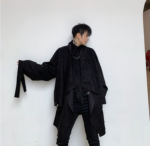 Fall Fashion Irregular Windbreaker Jacket Short Trenchcoat