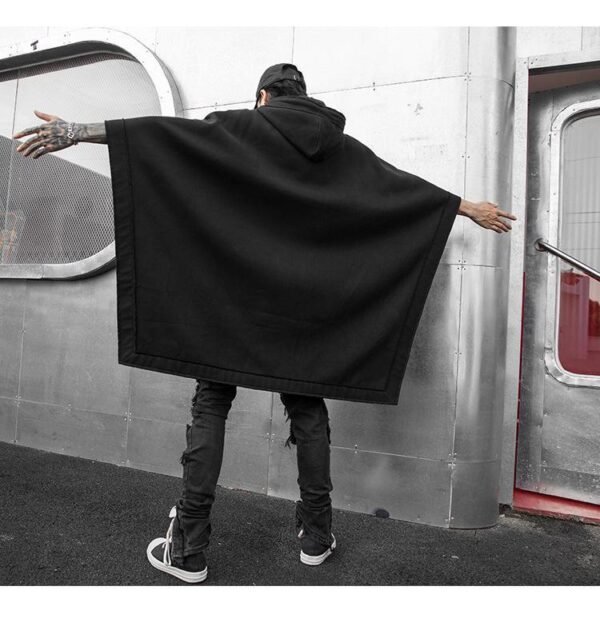 Fashion loose bat sleeve hoodie jacket