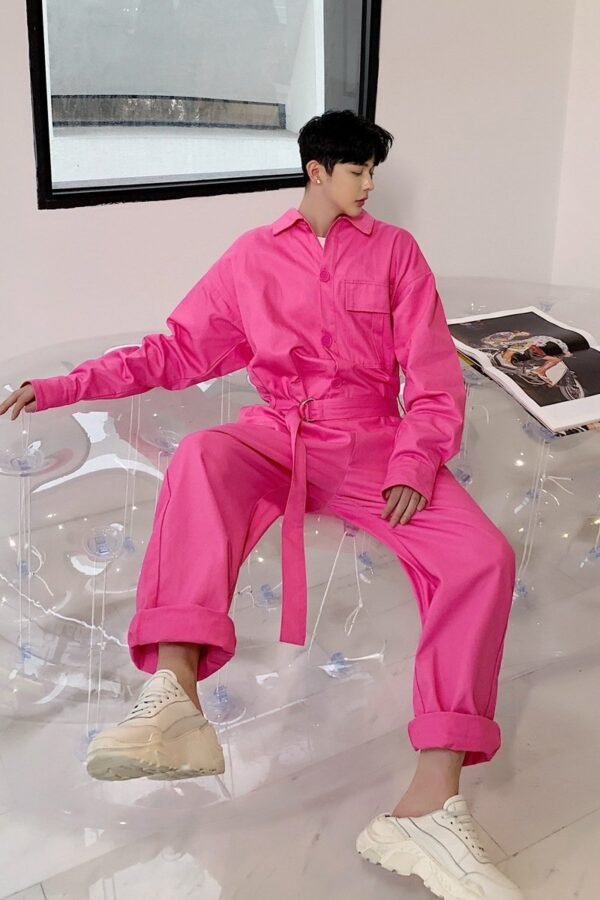 Japanese Vintage Men's Trousers Ins Hong Kong-style Casual Pants Jacket Bf 100 Straight-legged Men's Trousers