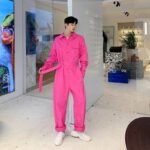 Japanese Vintage Men's Trousers Ins Hong Kong-style Casual Pants Jacket Bf 100 Straight-legged Men's Trousers