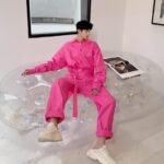 Japanese Vintage Men's Trousers Ins Hong Kong-style Casual Pants Jacket Bf 100 Straight-legged Men's Trousers