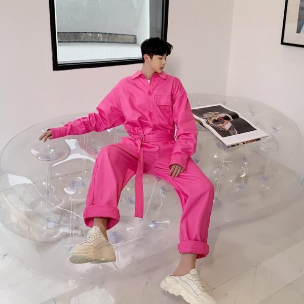 Japanese Vintage Men's Trousers Ins Hong Kong-style Casual Pants Jacket Bf 100 Straight-legged Men's Trousers