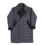 Men's Mid-length Plaid Coat