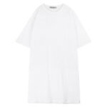 Loose Short Sleeve T-shirt with Long Slits In The Dark