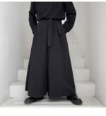 Yohji Yamamoto Skirt Pants Wide Leg Pants Casual Pants Baggy Samurai Pants for Men