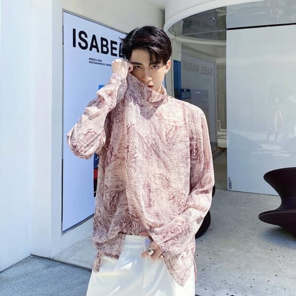 Men's Loose Lazy Broken T-shirt Bottoming Shirt