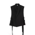 A452H09 Yamamoto Dark Wind New Versatile Fashion Double Strap Vest Vest