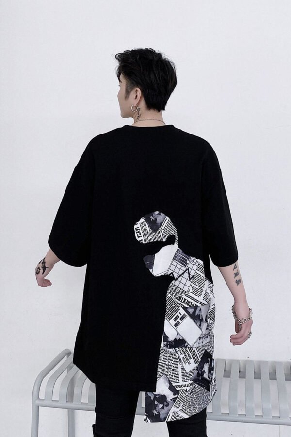 Men's Loose Hip-hop Casual Short Sleeve T-shirt