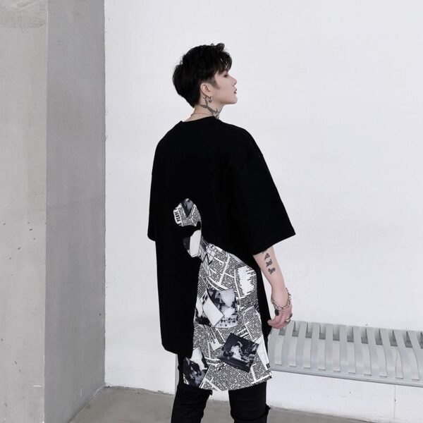 Men's Loose Hip-hop Casual Short Sleeve T-shirt