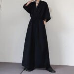 Japanese Streetwear Long Black Sleeve Jumpsuit Casual Jumpsuit for Men