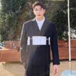 Men's Suit Coat Blazers Hollow Removable Hem Japan Korean Style Vintage Streetwear Fashion Suit Jacket Male Stage Clothing