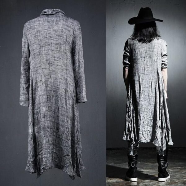 Shawl Shirt Long Sleeve Linen Long Sleeve Shirt
