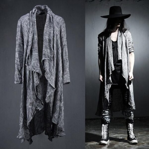 Shawl Shirt Long Sleeve Linen Long Sleeve Shirt