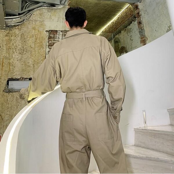 Japanese Vintage Men's Trousers Ins Hong Kong-style Casual Pants Jacket Bf 100 Straight-legged Men's Trousers