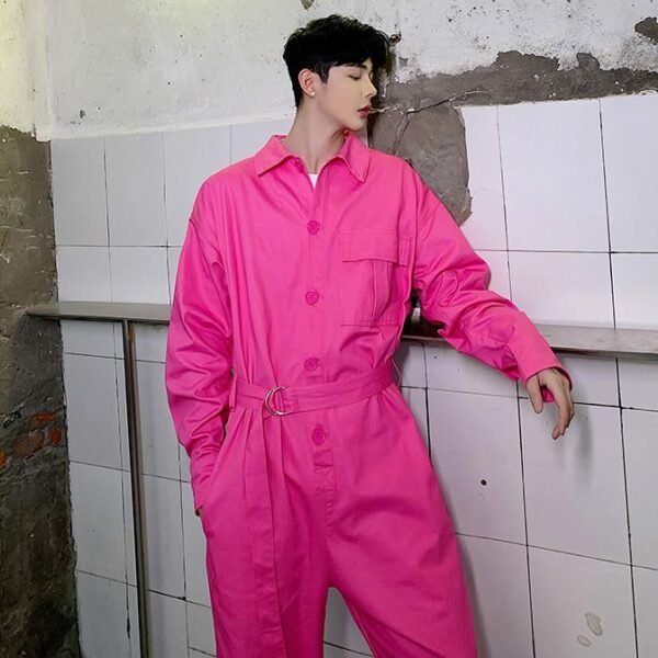 Japanese Vintage Men's Trousers Ins Hong Kong-style Casual Pants Jacket Bf 100 Straight-legged Men's Trousers