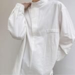 Original Design Cool Neutral Set Loose Linen Cotton Collar Shirt