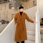 D271 Korean Style Long Casual Coat