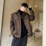 Both Side Can Wear Leapard Jacket
