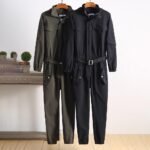 Trendy Hip Hop Suit Loose Legged Jumpsuit Autumn Wear American Jacket
