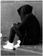 Dark Is A Big Hoodie Cloak Coat