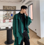 Fall Fashion Irregular Windbreaker Jacket Short Trenchcoat