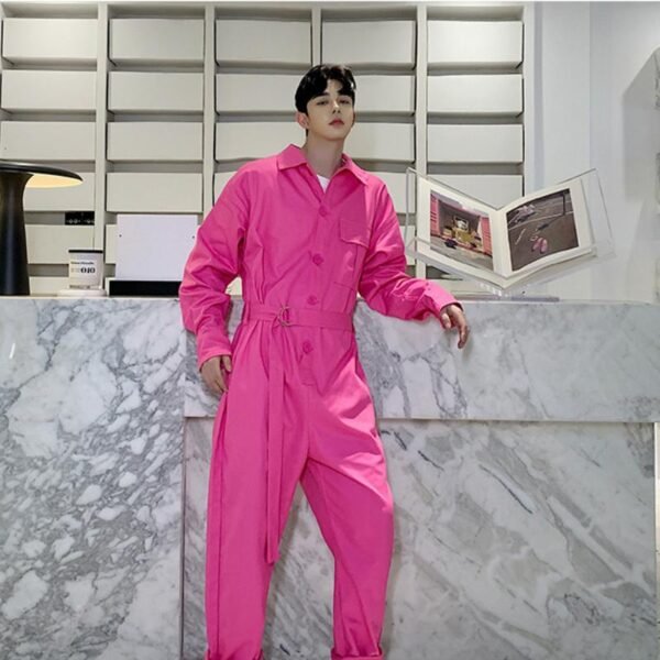 Japanese Vintage Men's Trousers Ins Hong Kong-style Casual Pants Jacket Bf 100 Straight-legged Men's Trousers