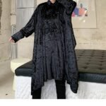 Irregular Wide Version Long Sleeve Shirt Fashion Men's Long Shirt