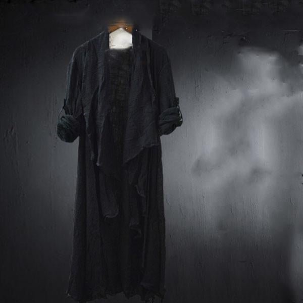 Shawl Shirt Long Sleeve Linen Long Sleeve Shirt