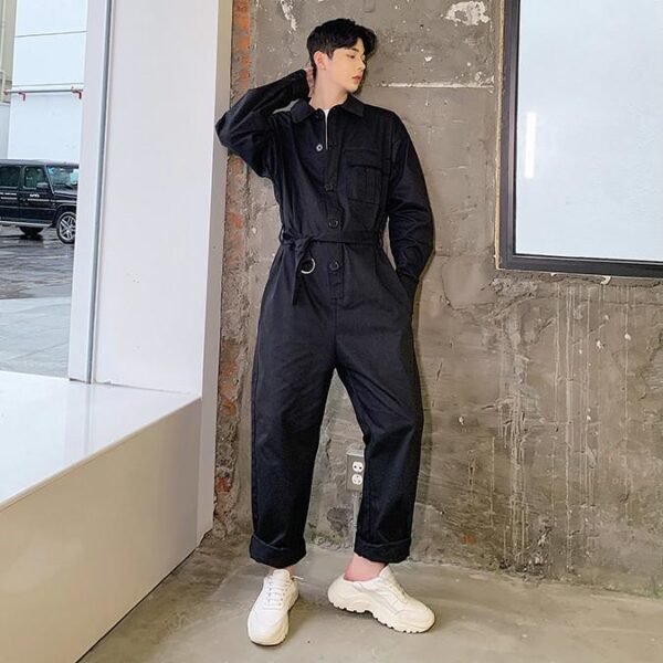 Japanese Vintage Men's Trousers Ins Hong Kong-style Casual Pants Jacket Bf 100 Straight-legged Men's Trousers