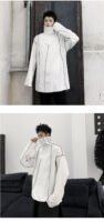 Men Turtleneck Long Sleeve Shirts Black Turtleneck Pullover Shirt