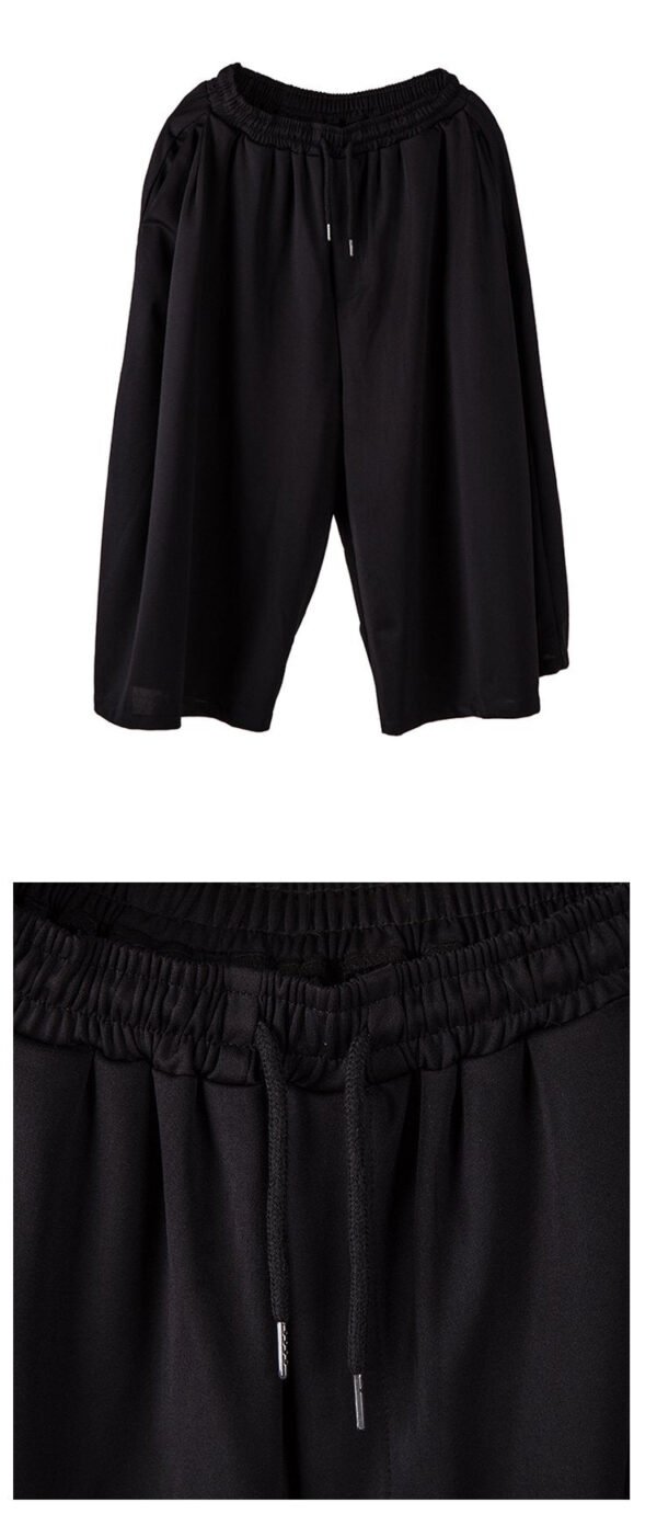 Hip Hop Punk Gothic Loose Casual Skirt Trousers Japan Kimono Harem Pant