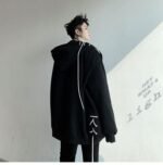 Gothic Loose Hooded Jacket Cardigan Jacket