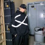 Hip Hop Reflective Stripe Hooded Pullover Jacket Fluorescent Sports Suit