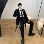 Retro College Style Male Streetwear Suit Jacket Coat Pants