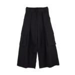 Men Japan Loose Casual Wide Leg Cargo Pants Male Streetwear Hip Hop Punk Gothic Harem Belt Trousers Kimono Straight Skirt Pants