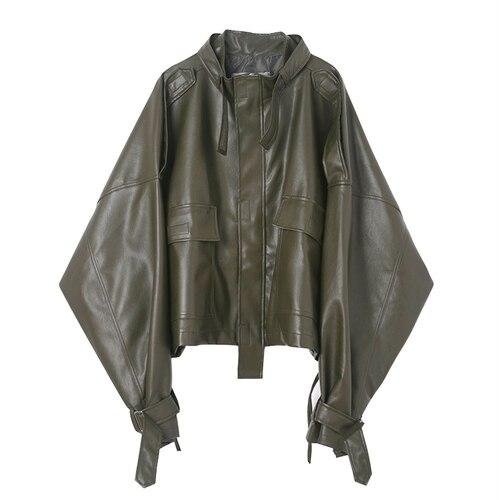 Fashion Casual Stand-collar Short Jacket Spring and Autumn Jacket Streetwear Jacket