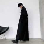 Japan Retro Fashion Streetwear Men Loose Casua Pants Overalls Harem Pant Jumpsuit Drop Crotch Jumpsuit