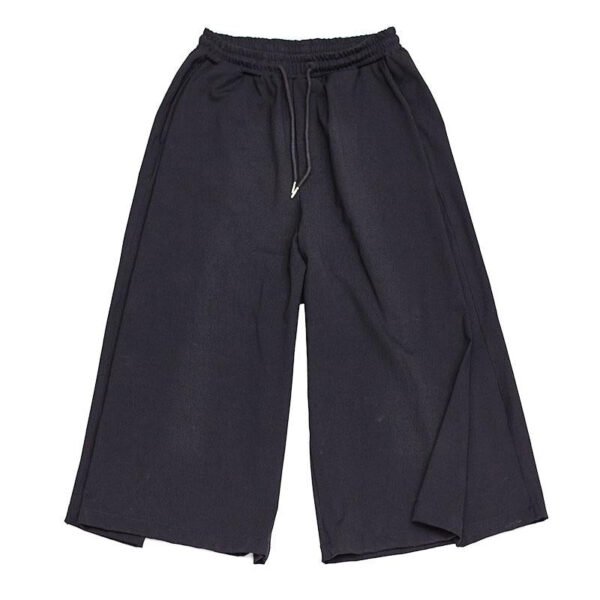 Hip Hop Punk Gothic Loose Casual Skirt Trousers Japan Kimono Harem Pant