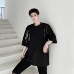 Hip Hop Punk Gothic Loose T-shirt