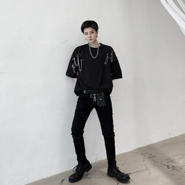 Hip Hop Punk Gothic Loose T-shirt