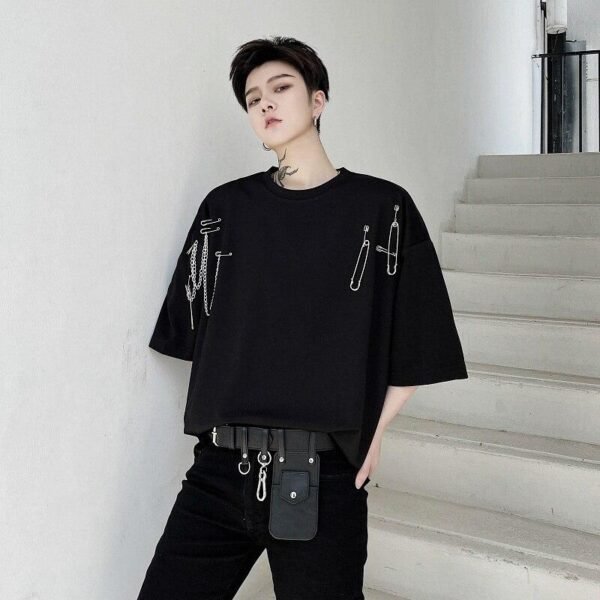 Hip Hop Punk Gothic Loose T-shirt