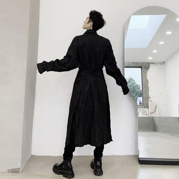 Harajuku, Japan Streetwear Gothic Long Dress Shirt