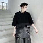 Men's streetwear hip-hop loose T-shirt
