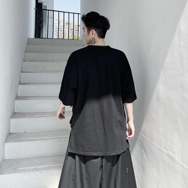 Men's streetwear hip-hop loose T-shirt