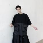 Men's streetwear hip-hop loose T-shirt