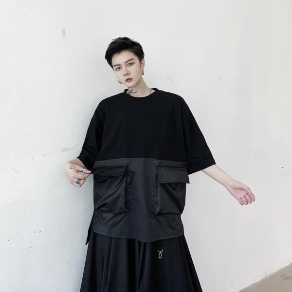 Men's streetwear hip-hop loose T-shirt
