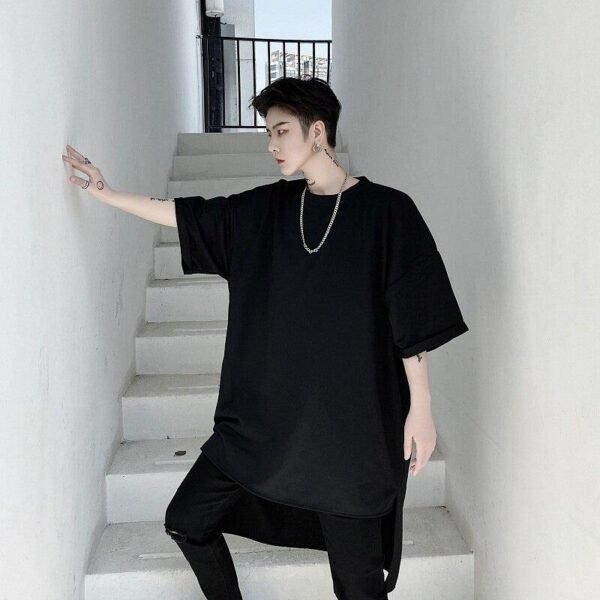 Men's Short Sleeve Casual Loose Oversized T-shirt