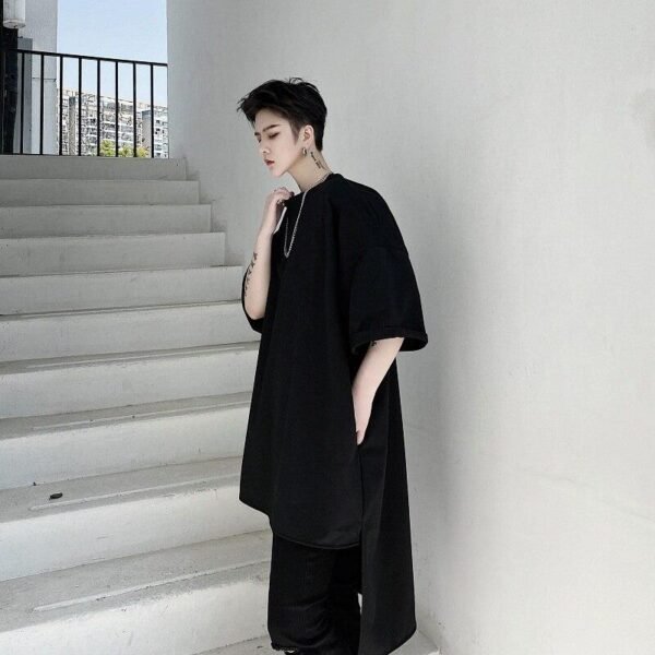 Men's Short Sleeve Casual Loose Oversized T-shirt