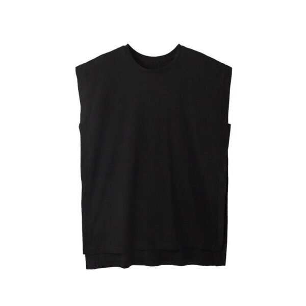 Japanese Style Fashion Loose Sleeveless T-shirt