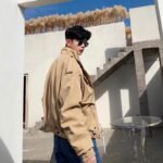 Retro Short Jacket Men's Streetwear Hip Hop Cargo Coat Jacket